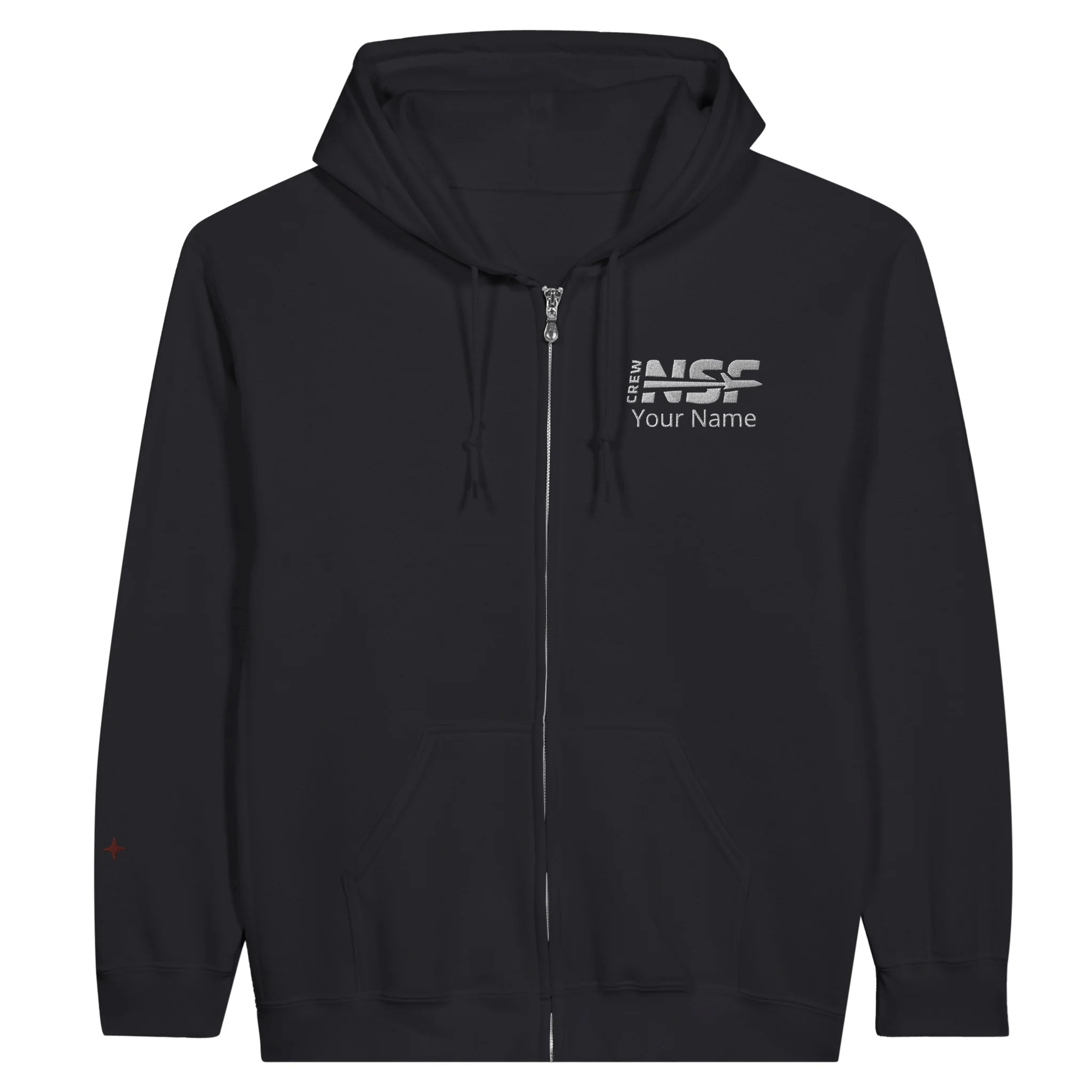 NSF Custom Team Embroidered Zip Up Hoodie - Image 5