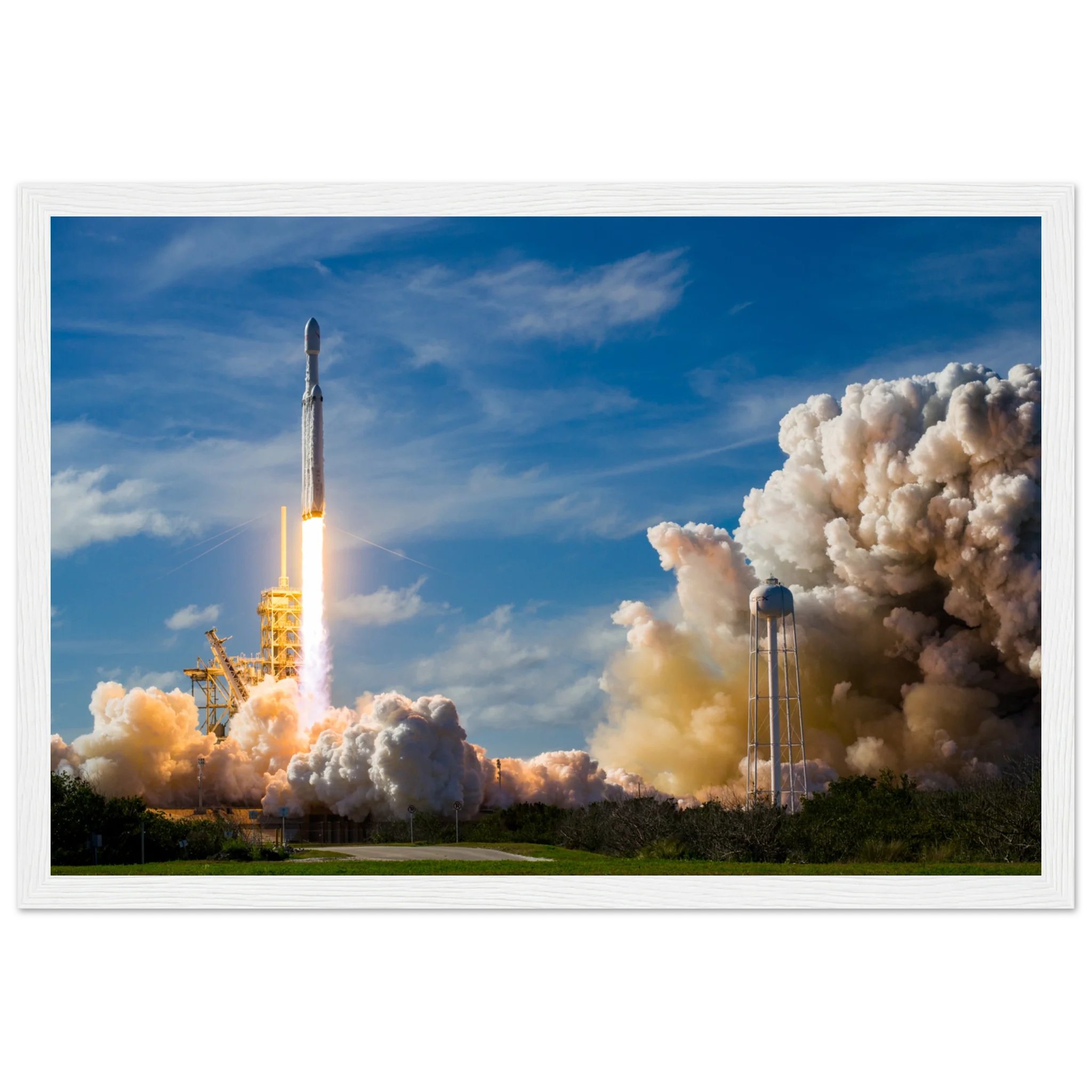 Falcon Heavy - Showing off - Metal Print - Image 3