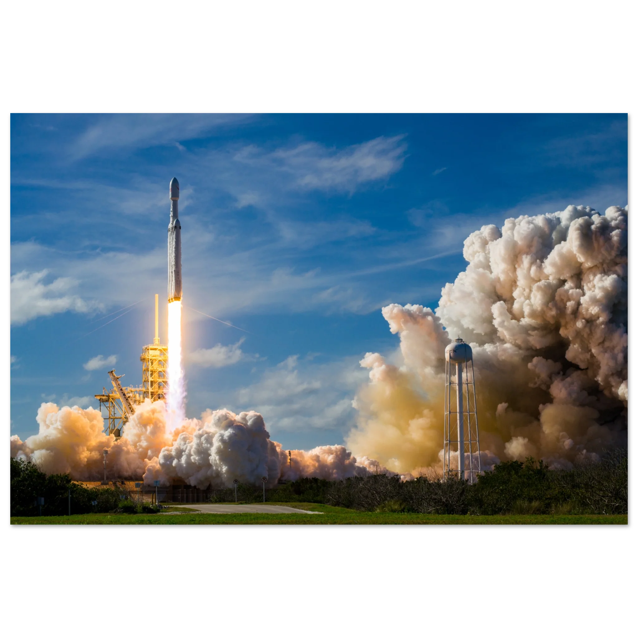Falcon Heavy - Showing off - Metal Print - Image 4