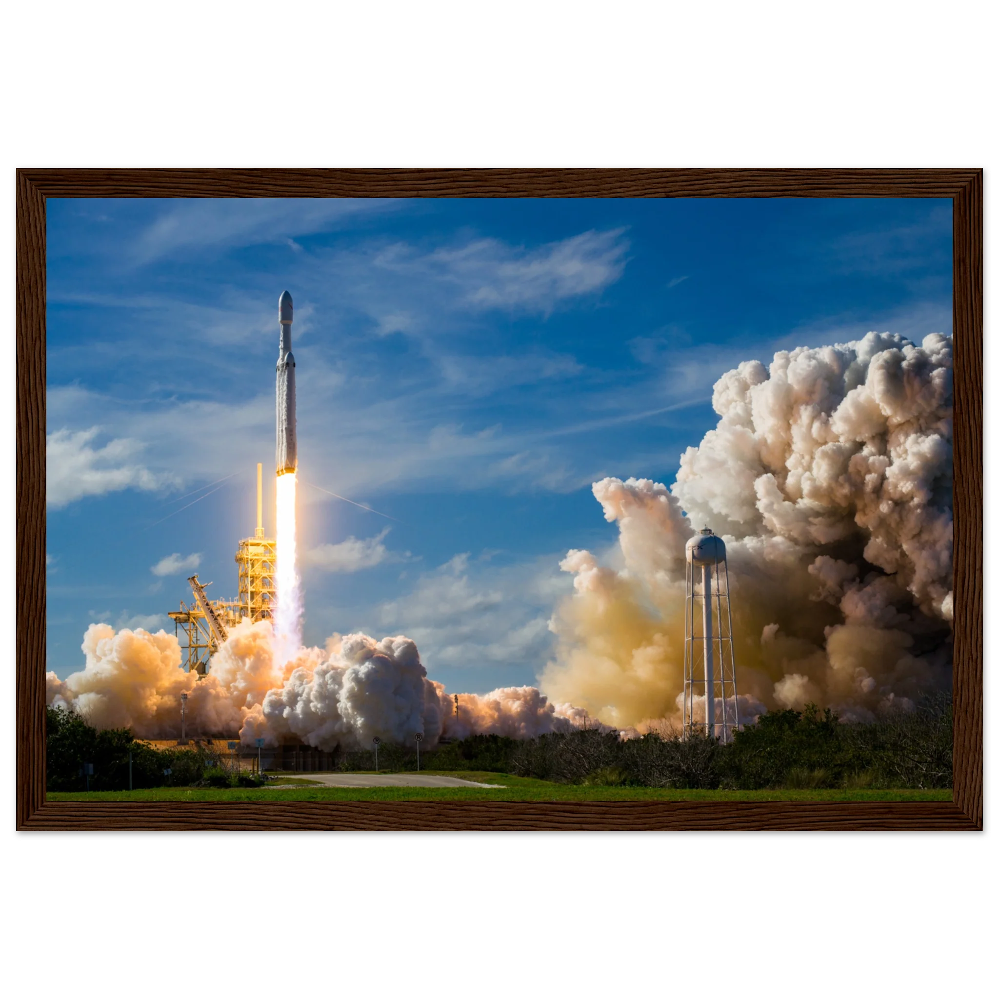 Falcon Heavy - Showing off - Metal Print - Image 6