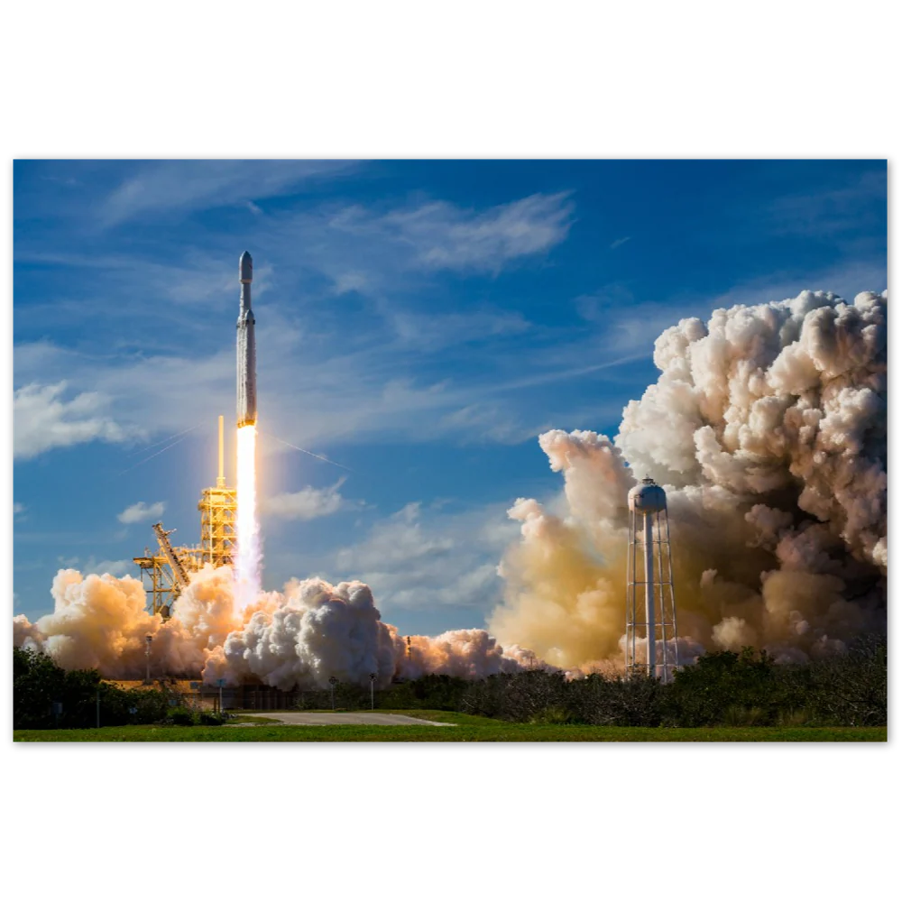 Falcon Heavy - Showing off - Metal Print - Image 9