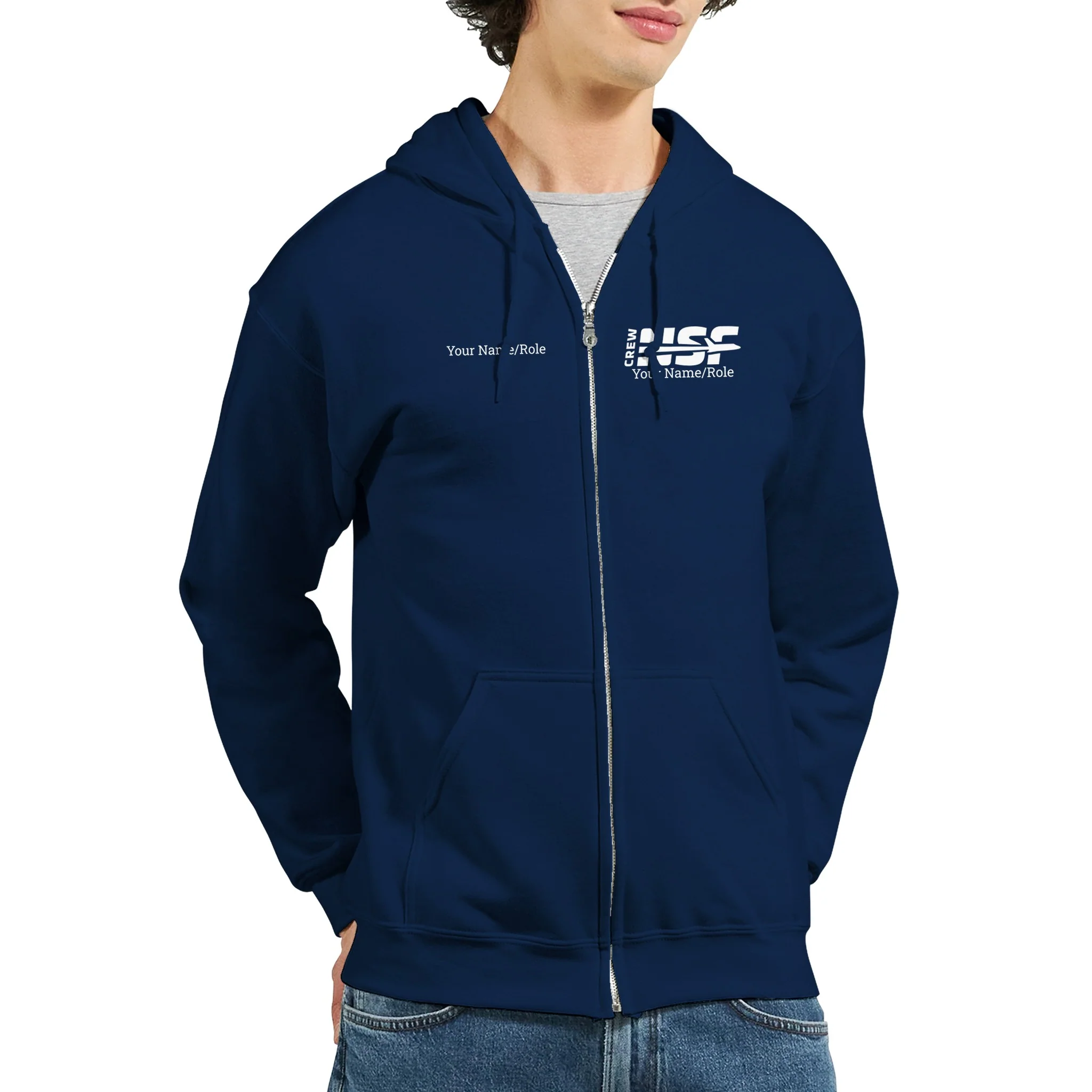 NSF Custom Team Zip Up Hoodie - Image 4