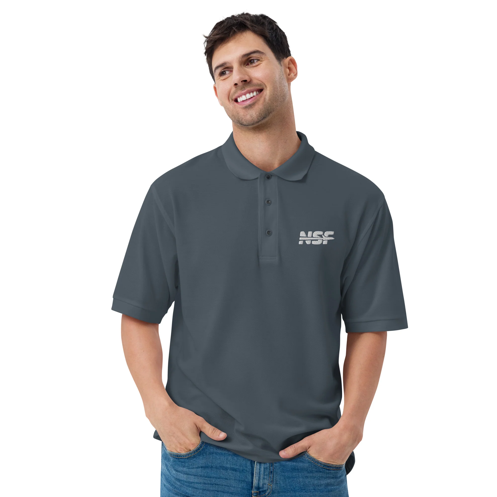 NSF Logo Polo Shirt - Image 3