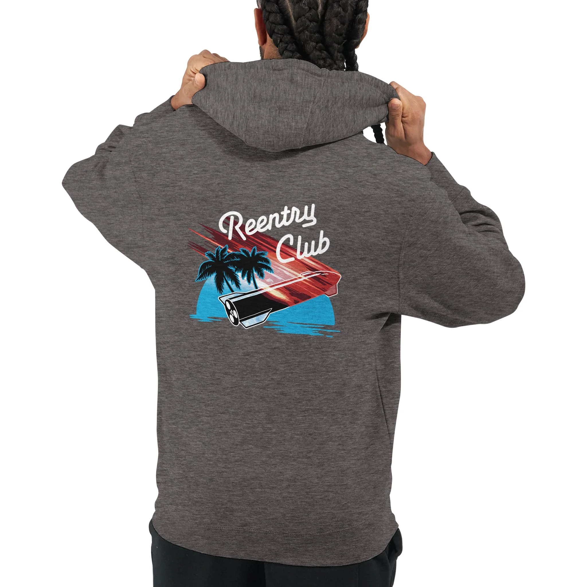 Reentry Club - Unisex Zip Hoodie - Image 6