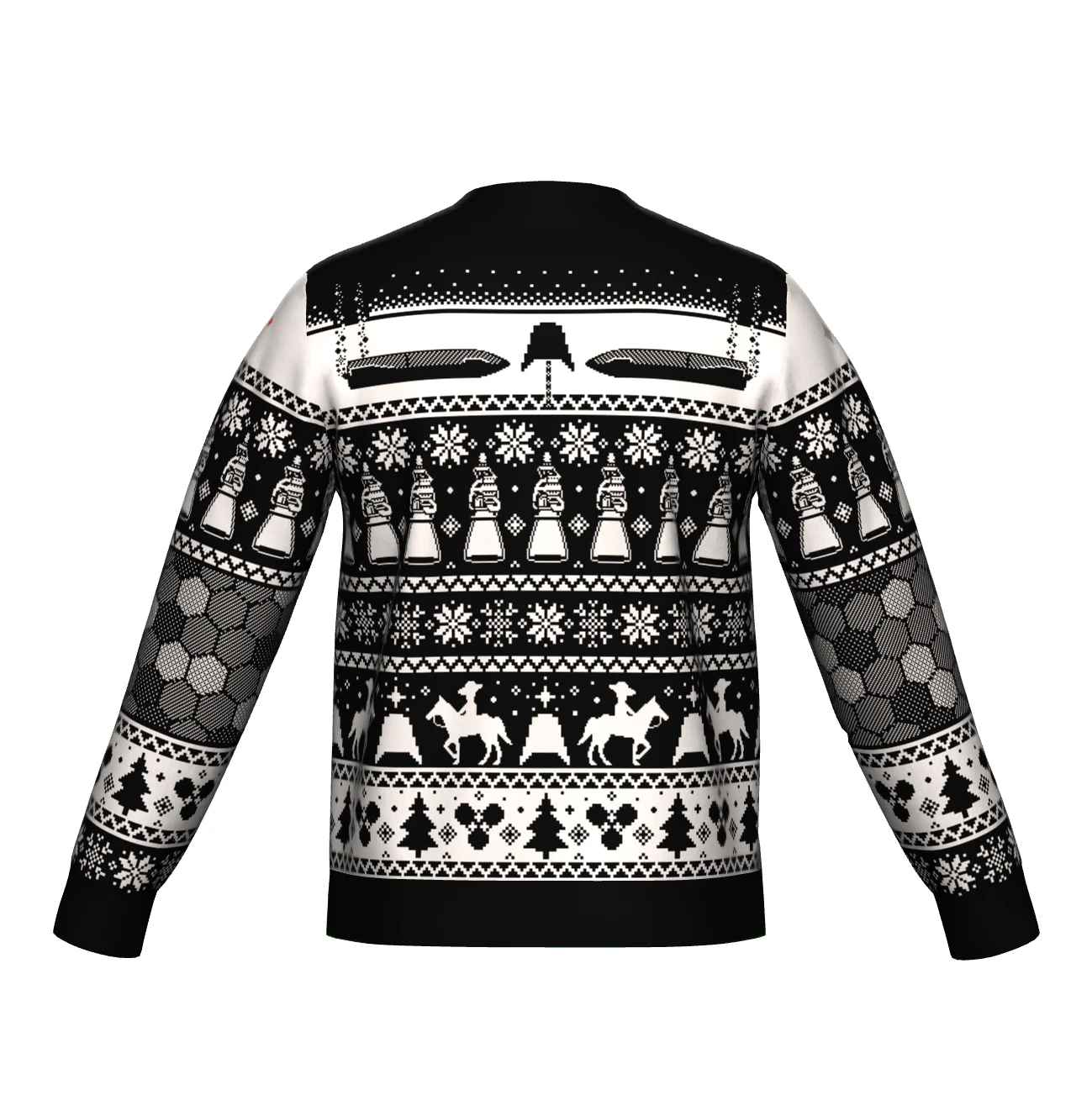Starbase Knitted Holiday Sweater - BLACK - Image 4