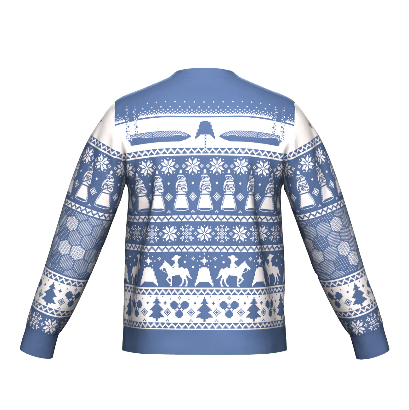 Starbase Knitted Holiday Sweater - BLUE - Image 4