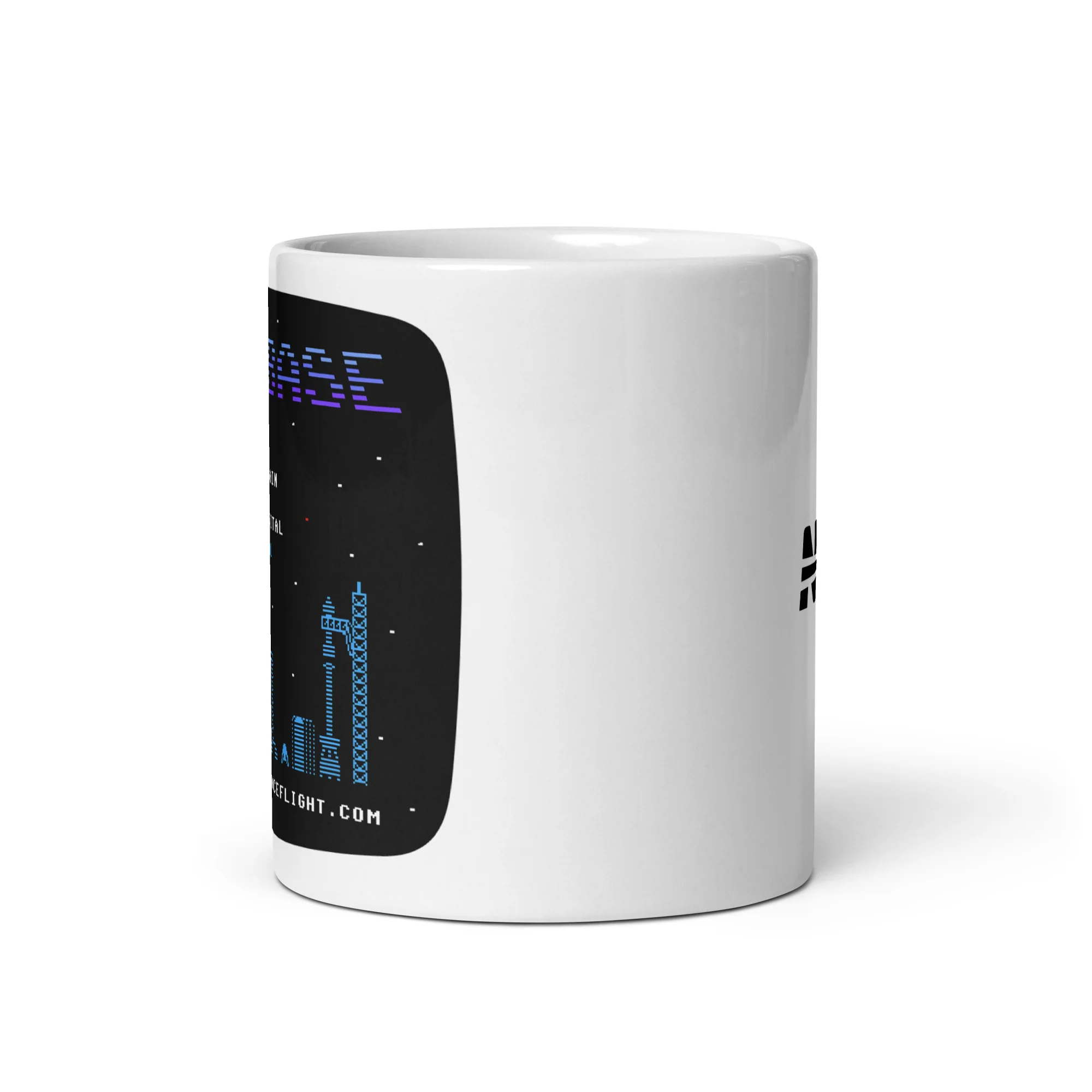 Starbase Retro - White Mug - Image 3